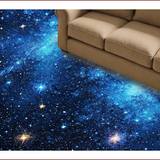 Ultra Soft Area Rug, Non Slip, Stain Resistant, Washable Area Rugs for Living Room, Bedroom, Outer Space Playroom Plush Area Rug(Blue)