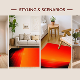 Artistic Black Red Illusionary Style(Red)