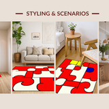 Fun Bold Lettering and Numbering(Red)