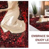 Contemporary Ogee Print(Red)