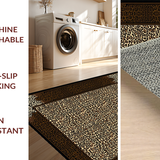 Ultra Soft Area Rug, Non Slip, Stain Resistant, Washable Area Rugs for Living Room, Bedroom, Bold Statement Animal Design(Beige)