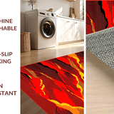 Dynamic Volcano Inspired Artwork(Red)