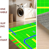 Brightly Colored Route Design(Green)