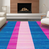 Bold Geometric Color Fusion Style(Blue)