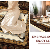 Ultra Soft Area Rug, Non Slip, Stain Resistant, Washable Area Rugs for Living Room, Bedroom, Sophisticated Wild Animal Motif(Brown)