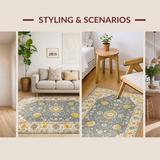 Timeless Neutral Vintage Damask(Gray)