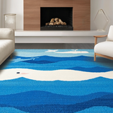 Blue Pastel Whale Imagery(Blue)