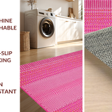 Ultra Soft Area Rug, Non Slip, Stain Resistant, Washable Area Rugs for Living Room, Bedroom, Unique Artistic Animal Representation(Pink)