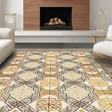 Vibrant Warm Trellis Aesthetic(Beige)