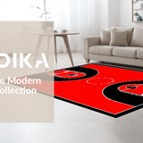 Vibrant Sporty Abstract Aesthetic(Red)
