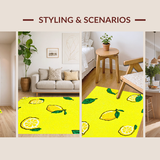 Joyful Shaggy Patterned Delight(Yellow)