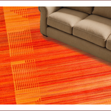 Ultra Soft Area Rug, Non Slip, Stain Resistant, Washable Area Rugs for Living Room, Bedroom, Fluffy Shaggy Nursery(Orange)