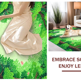 Whimsical Pastel Themed Landscape(Green)