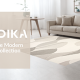 Elegant Creamy Abstract Waves(Beige)