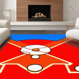 Lively Artistic Sports Imagery(Red)