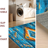 Eclectic Distressed Ethnic Appeal(Blue)