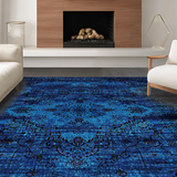 Trendy Stylish Diamond Motif(Blue)