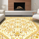 Cozy Warm Neutral Medallion Style(Beige)