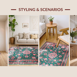 Lush Earthy Toned Geometric Design(Green)