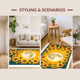 Artistic Moonbeam Floral Design(Yellow)