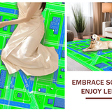 Interactive Cityscape Educational Playmat(Green)