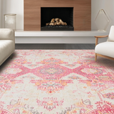 Elegant Pastel Distressed Motif(Pink)