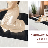 Modern Graphic Tiled Motif(Black)