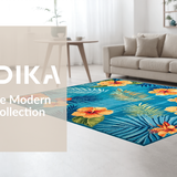 Charming Rustic Floral Accents(Blue)