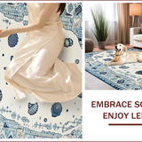 Contemporary Abstract Seaside Lines(White)