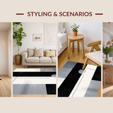 Avant Garde Modern Tiled Motif(Gray)