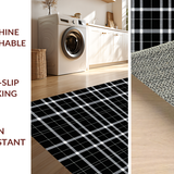 Trendy Minimalist Buffalo Plaid(Black)