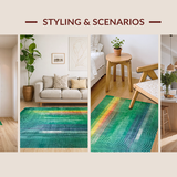 Dynamic Textured Tiled Arrangement(Green)