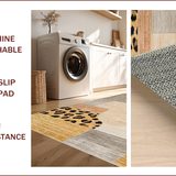 Ultra Soft Area Rug, Non Slip, Stain Resistant, Washable Area Rugs for Living Room, Bedroom, Chic Earthy Toned Leopard Motif(Beige)
