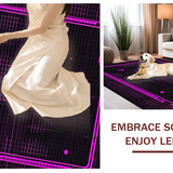 Ultra Soft Area Rug, Non Slip, Stain Resistant, Washable Area Rugs for Living Room, Bedroom, Striking 80s Inspired Visual Display(Pink)
