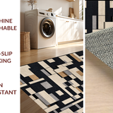 Stylish Neutral Toned Symmetrical Motif(Beige)