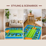 Colorful Urban Playland Aesthetic(Blue)