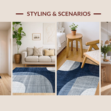 Chic Geometric Low Profile(Blue)