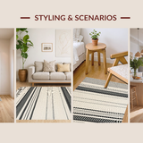 Elegant Modern Geometric Fusion(Beige)