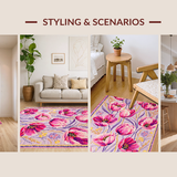 Vibrant Tulip Floral Aesthetic(Pink)