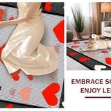 Contemporary Fun Geometric Layout(Red)