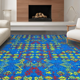 Lively Abstract Multihued Design(Blue)