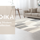 Ultra Soft Area Rug, Non Slip, Stain Resistant, Washable Area Rugs for Living Room, Bedroom, Rustic Textured Cream Pattern(Beige)