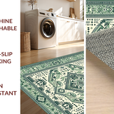 Serene Sage Green Geometric Arrangement(Ivory)