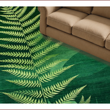 Ultra Soft Area Rug, Non Slip, Stain Resistant, Washable Area Rugs for Living Room, Bedroom, Chic Abstract Earthy Tones(Green)