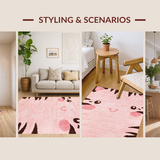 Fun Cartoonish Tiger Bath Accessory(Pink)