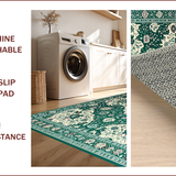 Chic Earthy Geometric Motif(Green)