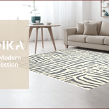 Ultra Soft Area Rug, Non Slip, Stain Resistant, Washable Area Rugs for Living Room, Bedroom, Contemporary Animal Print Kitchen Rug Neutral Tones(Beige)