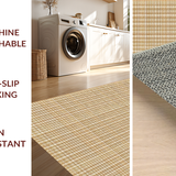 Ultra Soft Area Rug, Non Slip, Stain Resistant, Washable Area Rugs for Living Room, Bedroom, Artistic Warm Tones Abstract(Beige)