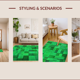 Ultra Soft Area Rug, Non Slip, Stain Resistant, Washable Area Rugs for Living Room, Bedroom, Fluffy Shaggy Nursery Rug(Green)
