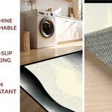 Ultra Soft Area Rug, Non Slip, Stain Resistant, Washable Area Rugs for Living Room, Bedroom, Chic Minimalist Tiled Arrangement(Beige)